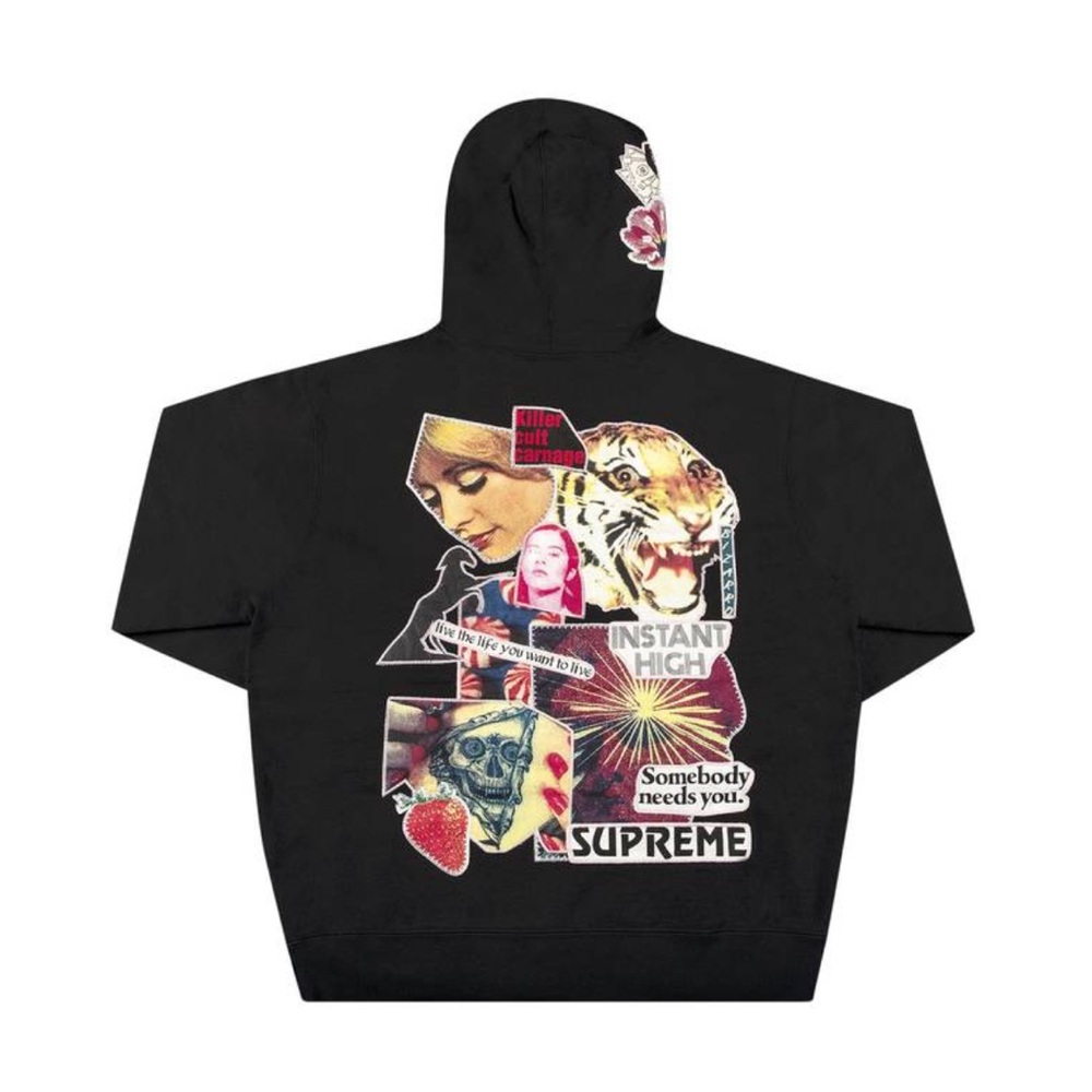 Supreme Instant High Patchwork Hoody - image 4